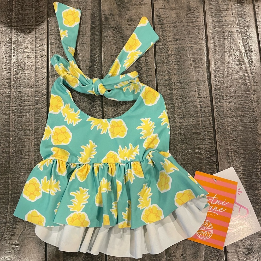 Halter swim top